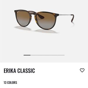 Ray-ban Erika Classic- Matte Havana Frame, Brown Lenses
